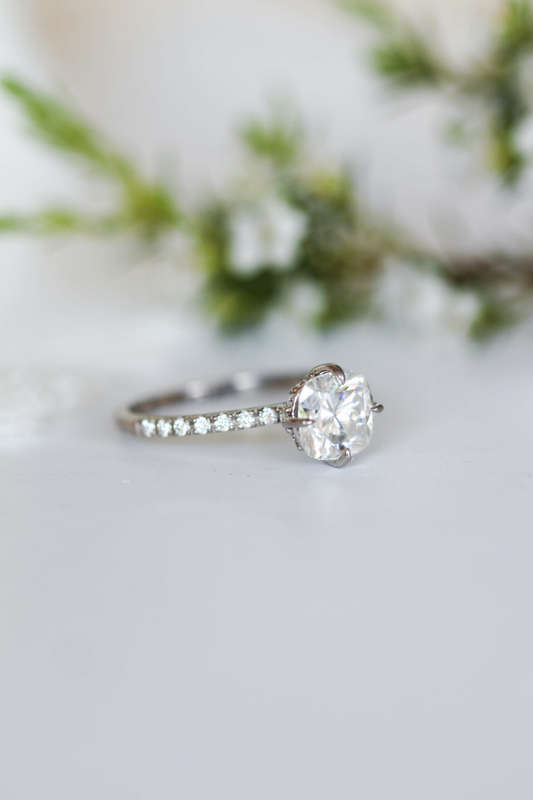 Cushion Cut Engagement Ring