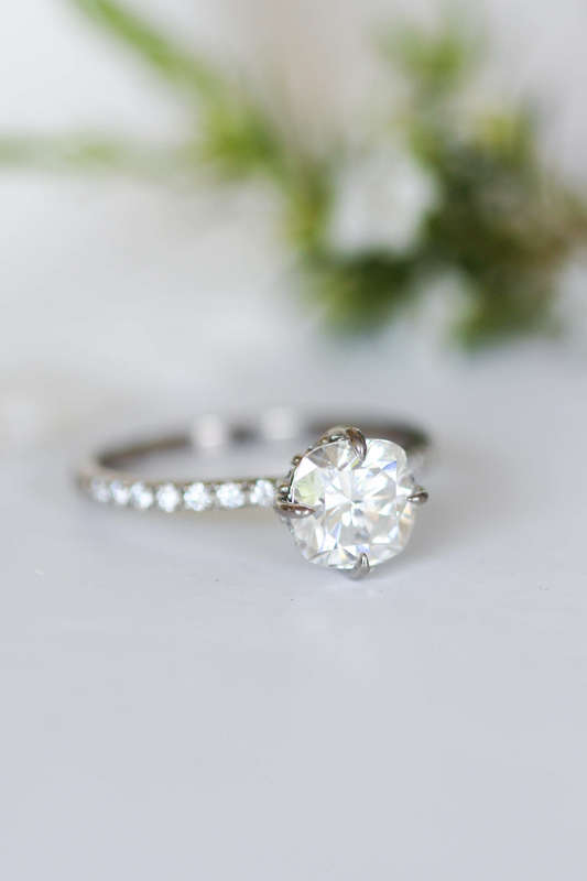 Cushion Cut Engagement Ring