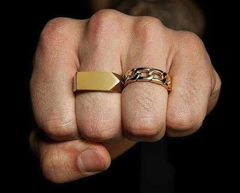 Matte Custom Made Mens Wedding Ring (8mm)