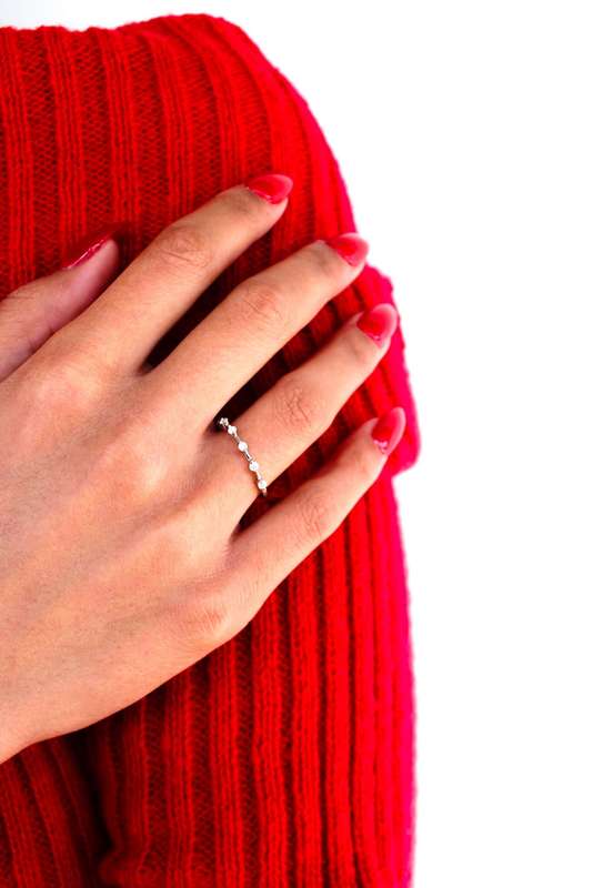 Dotted Eternity Ring