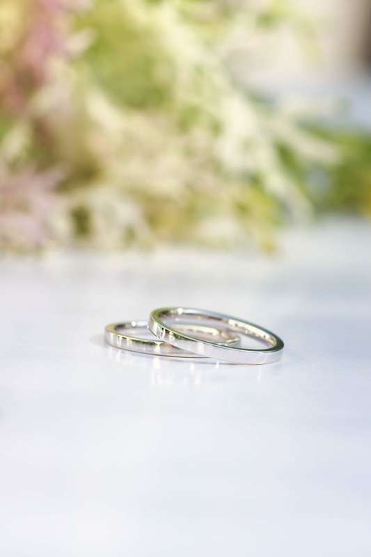 Flat Wedding Band