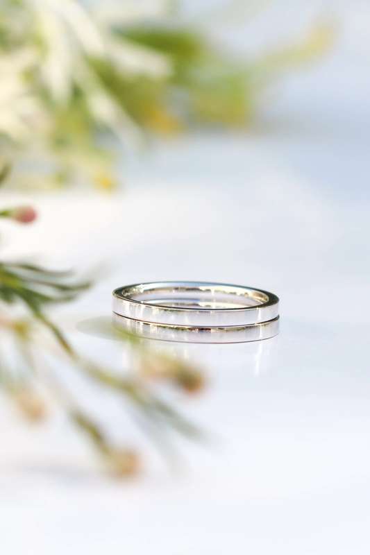 Flat Wedding Band