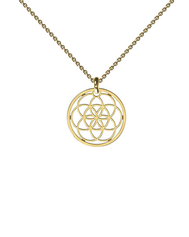 Gold Seed of Life Necklace