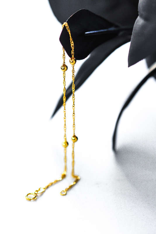 Gold Singapore and Ball Bracelet
