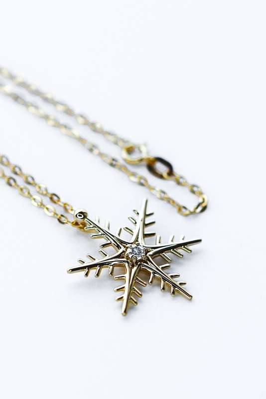 Snowflake Moissanite Necklace