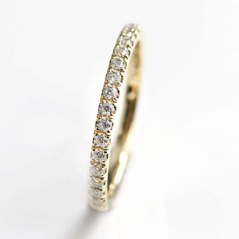 Pavé Moissanite Eternity Band