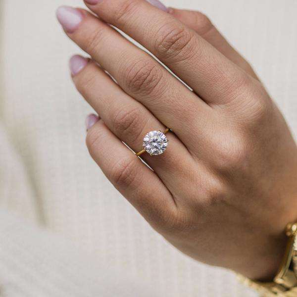 Harper - 6 Claw Round Brilliant Solitaire Ring