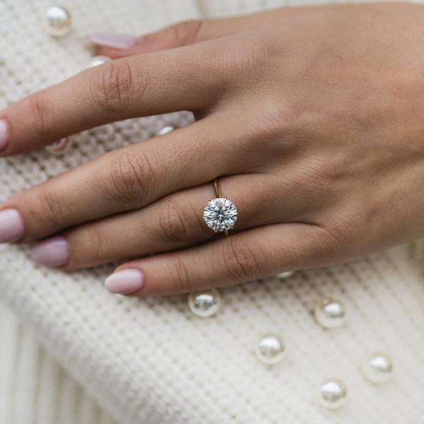Harper - 6 Claw Round Brilliant Solitaire Ring