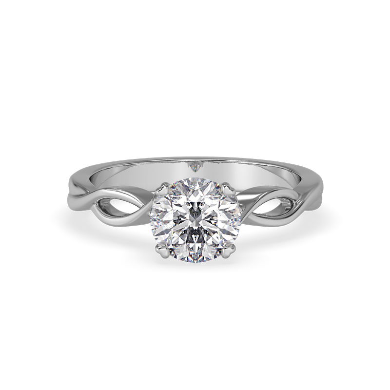 Heart Infinity Engagement Ring