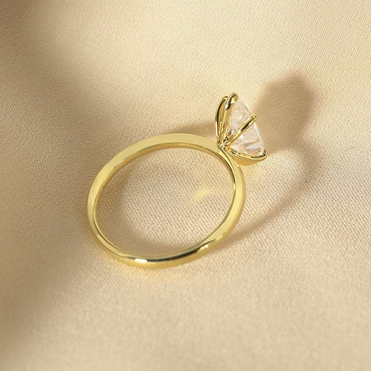 Marquise Solitaire Engagement Ring