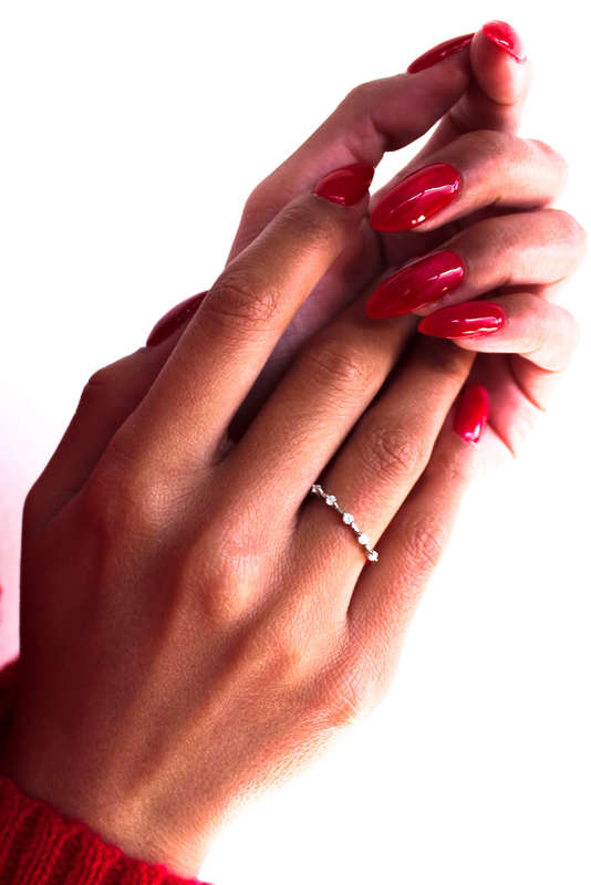 Dotted Eternity Ring