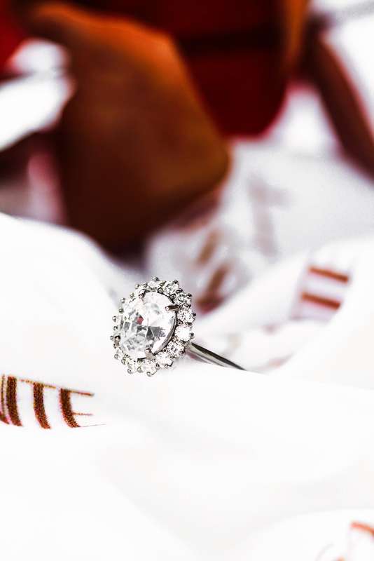 Oval Halo Engagement Ring