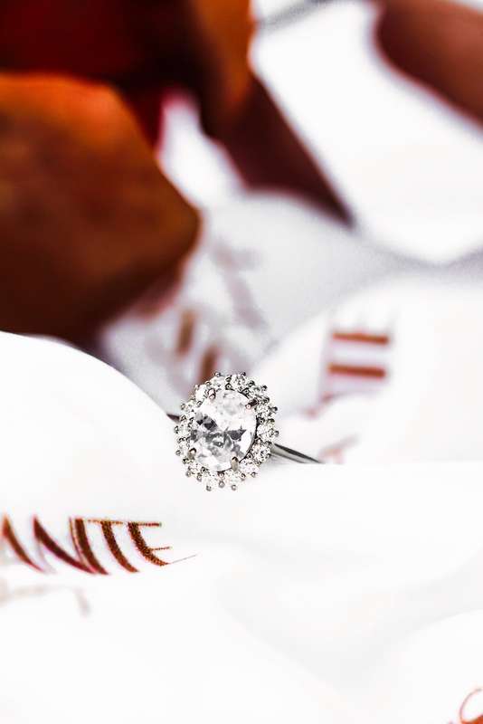 Oval Halo Engagement Ring