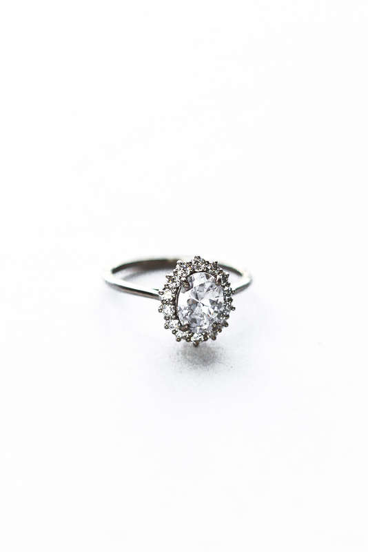 Oval Halo Engagement Ring