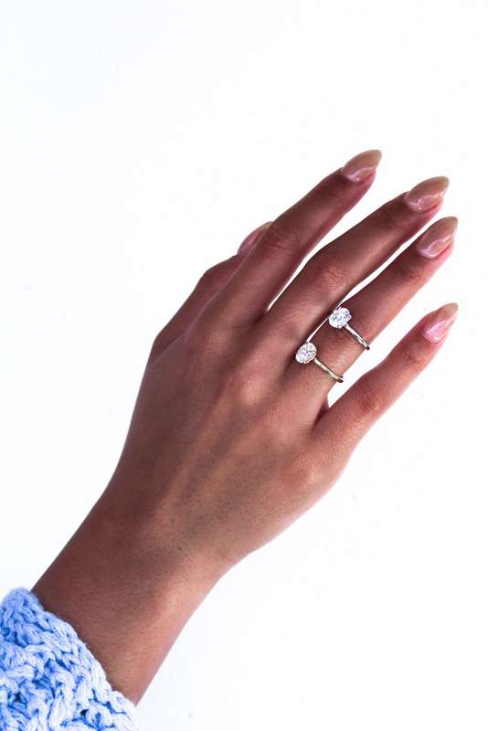 Oval Solitaire Engagement Ring