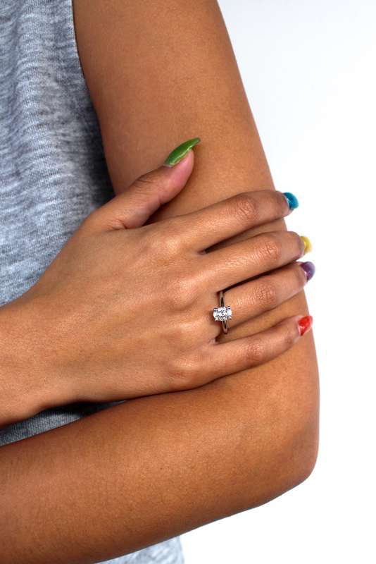 Oval Solitaire Engagement Ring