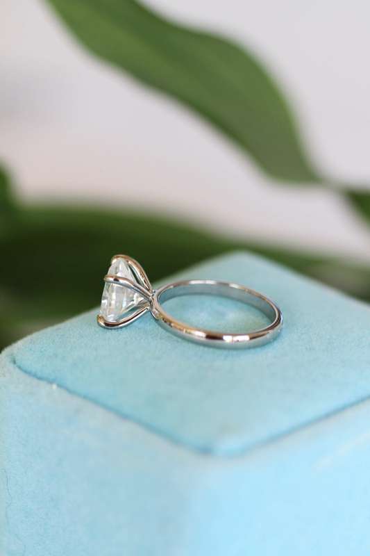Brenna - Oval Solitaire Engagement Ring