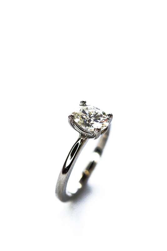 Oval Solitaire Engagement Ring