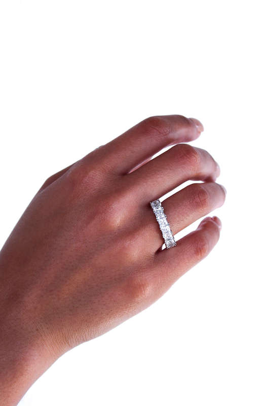 The Princess Cut Eternity Band