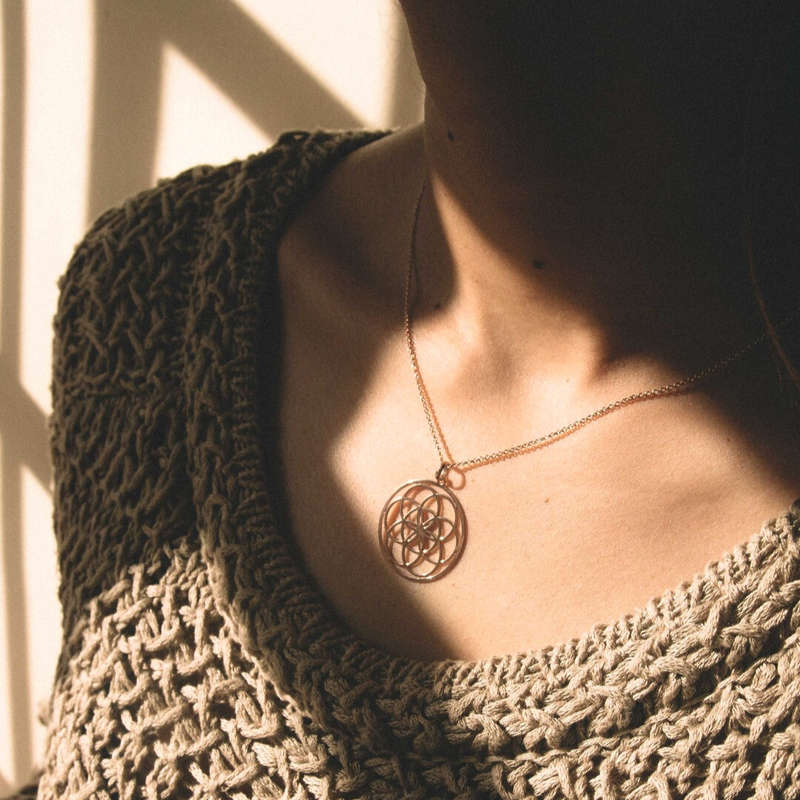 Gold Seed of Life Necklace