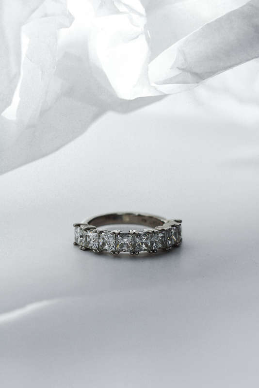The Princess Cut Eternity Band