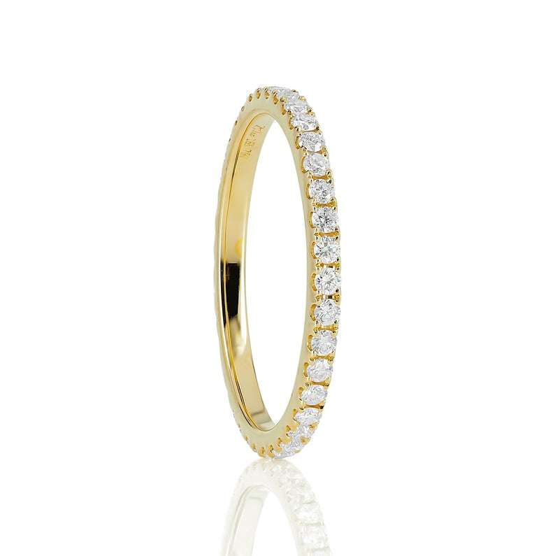 Moissanite Eternity Band