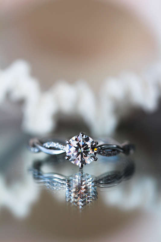 Eve - Round Twist Moissanite Engagement Ring