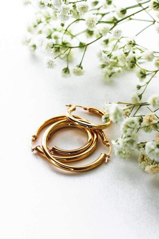 Classic Gold Hoop Earrings