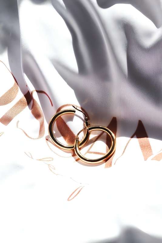 Classic Gold Hoop Earrings