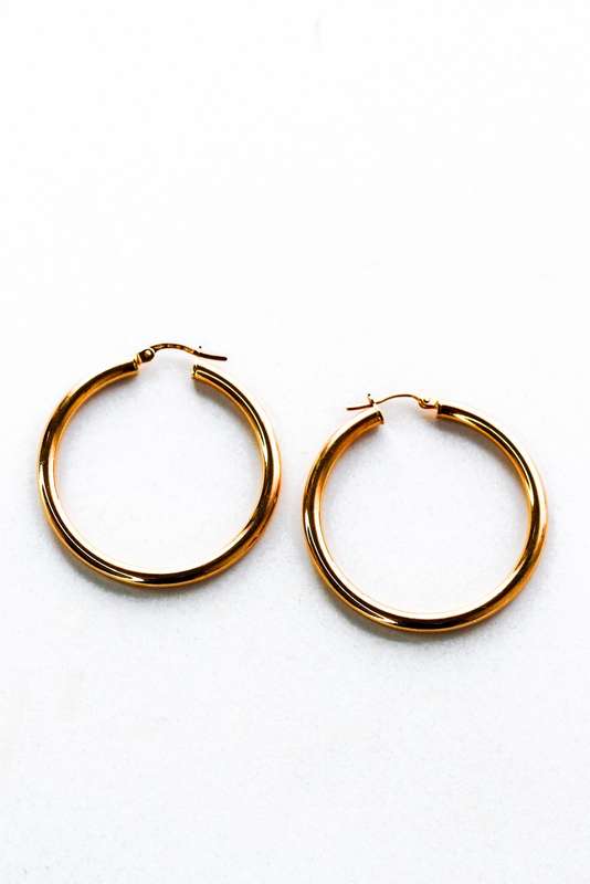 Classic Gold Hoop Earrings