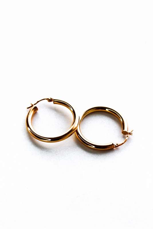 Classic Gold Hoop Earrings