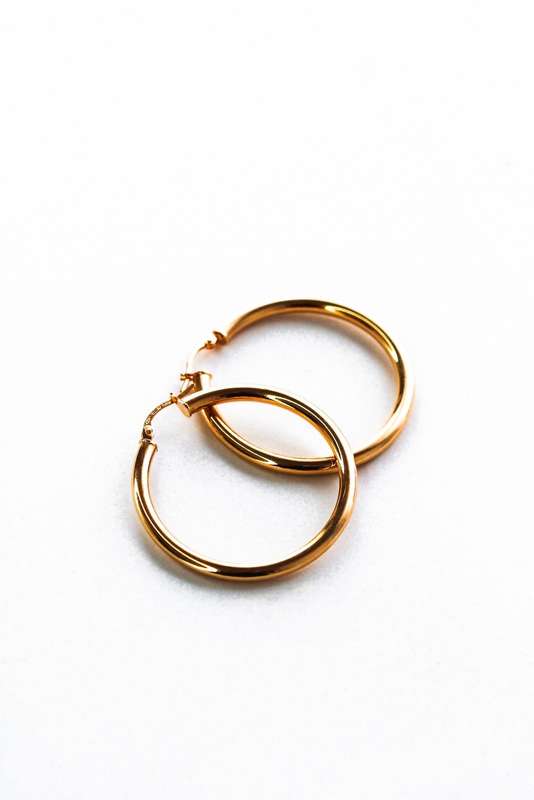Classic Gold Hoop Earrings