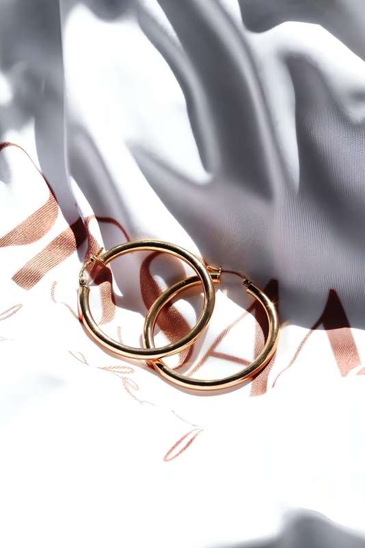 Classic Gold Hoop Earrings
