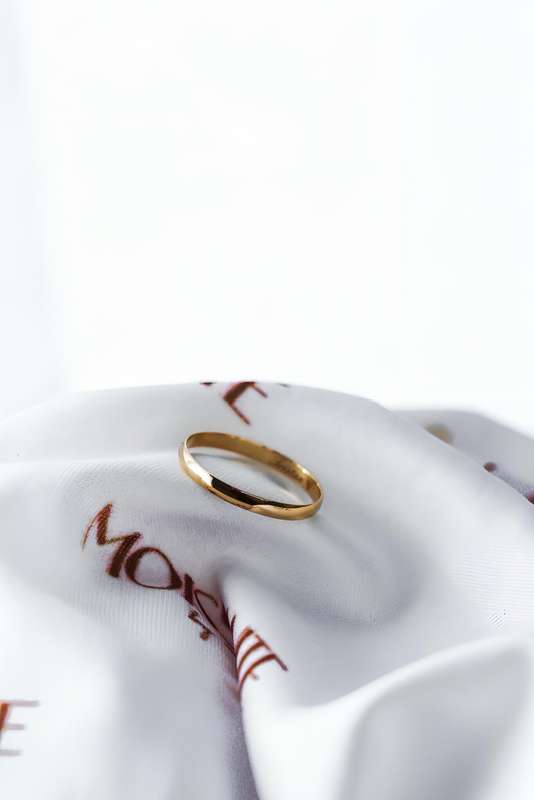 2mm Mens Gold Wedding Band - Comfort Fit