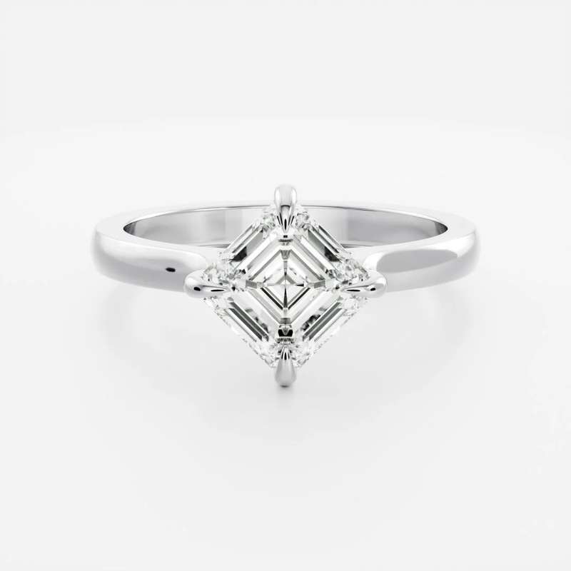 Pear Solitaire Lab Diamond Ring