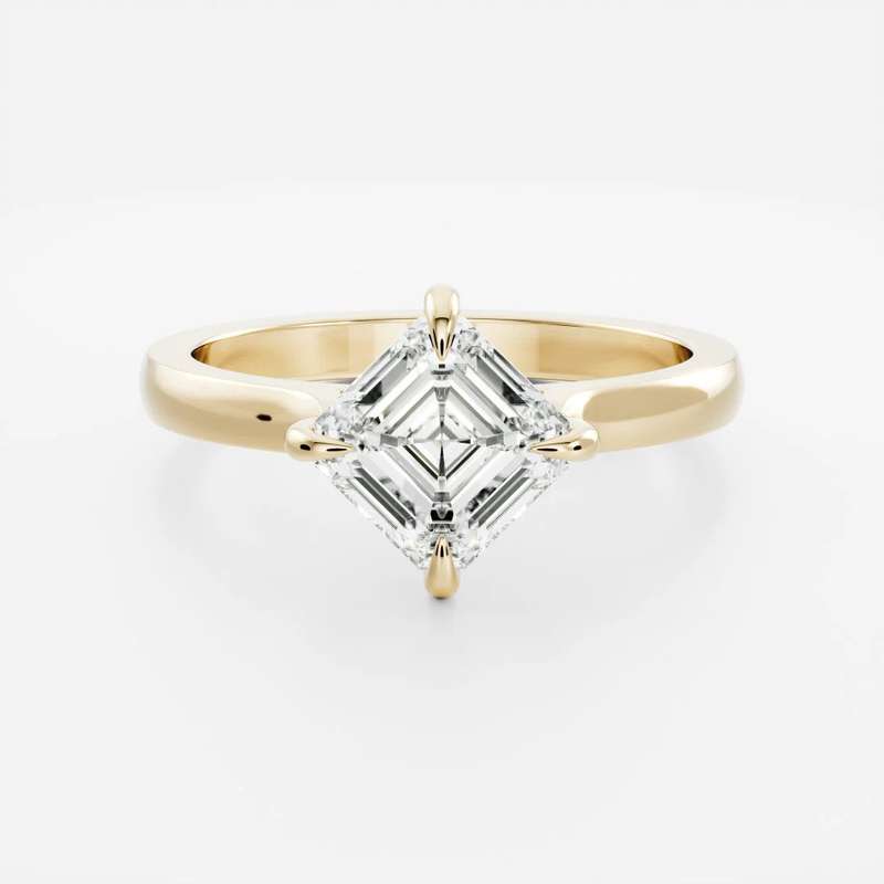 Pear Solitaire Lab Diamond Ring