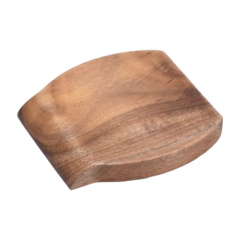 Acacia Wood Non-Slip Spoon Rest Holder