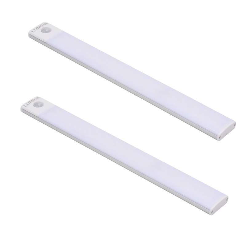 30cm Motion Sensor USB Ultra-Thin Under Cabinet Light  2 Piece