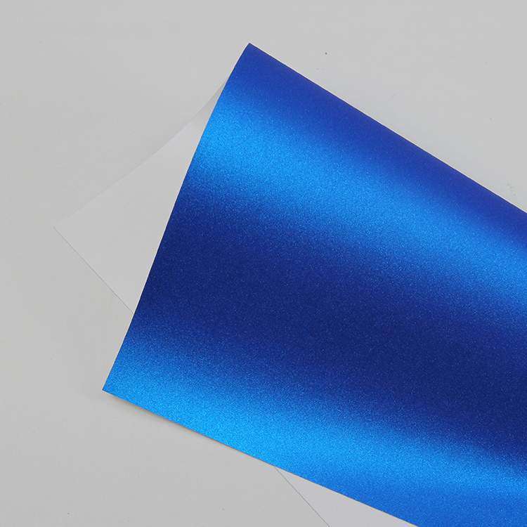Glitter self adhesive craft sticker vinyl - Blue