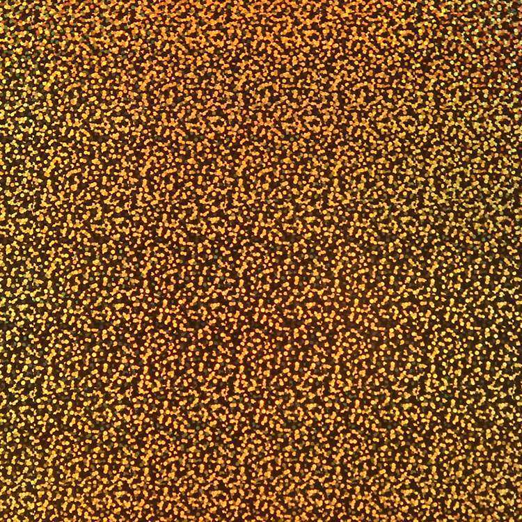 Holographic Sparkle self adhesive craft sticker vinyl - Gold