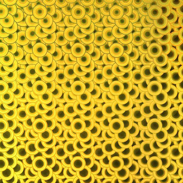 Holographic Bubble self adhesive craft sticker vinyl -Gold