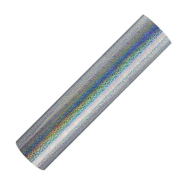 Holographic Sparkle self adhesive craft sticker vinyl - Silver