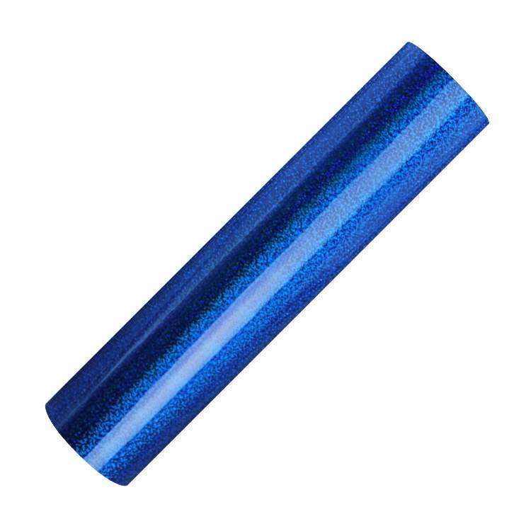 Holographic Sparkle self adhesive craft sticker vinyl - Blue