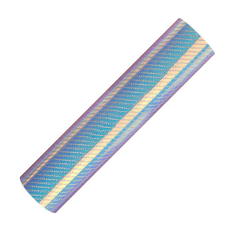 Holographic Semi-Clear opal craft vinyl - Carbon Fiber
