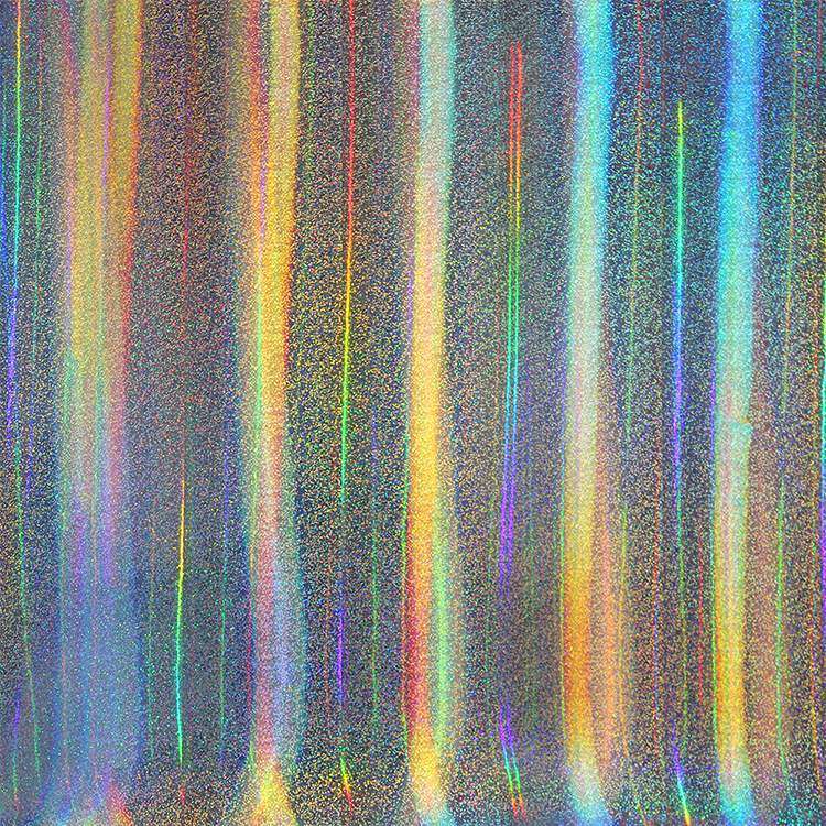 Holographic Shimmer self adhesive craft sticker vinyl -Silver