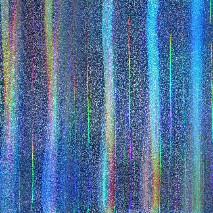 Holographic Shimmer self adhesive craft sticker vinyl- Blue