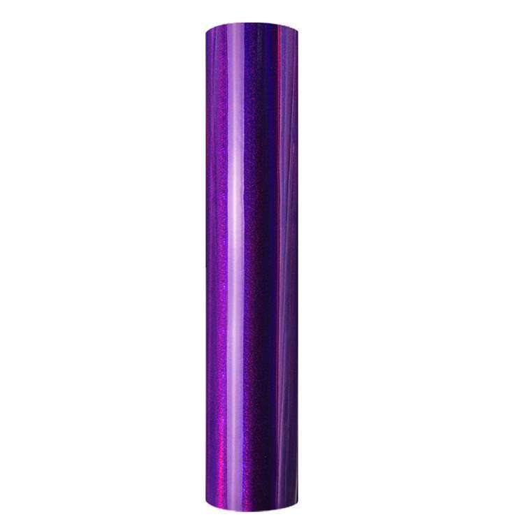 Holographic Shimmer self adhesive craft sticker vinyl- Purple
