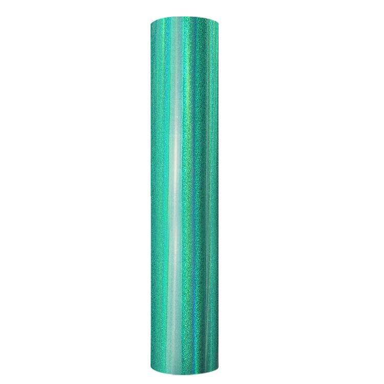 Holographic Shimmer self adhesive craft sticker vinyl - Green