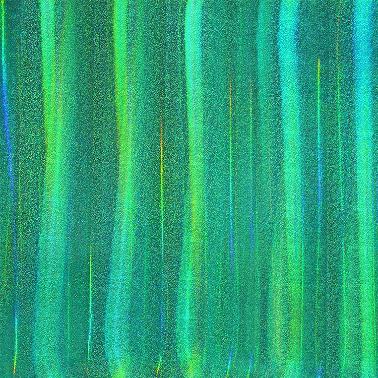 Holographic Shimmer self adhesive craft sticker vinyl - Green