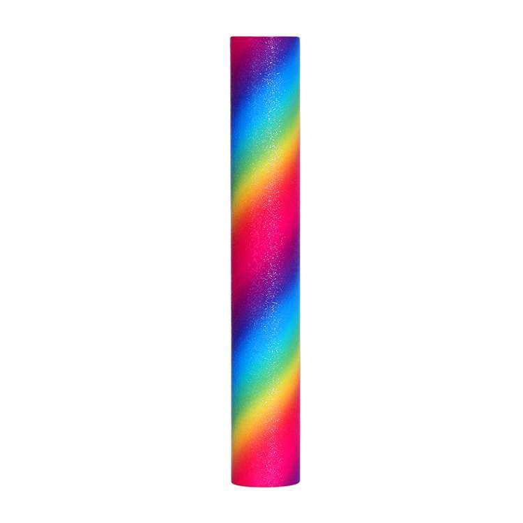 Rainbow Glitter Adheisve craft vinyl - Pink/ Yellow/ Green